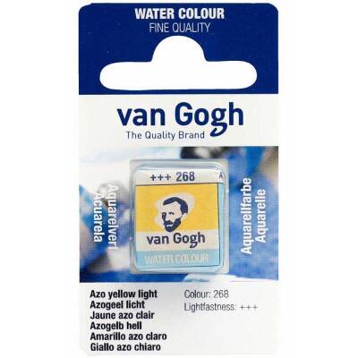 Talens Van Gogh Watercolor Tablet 227 Azo Yellow Light
