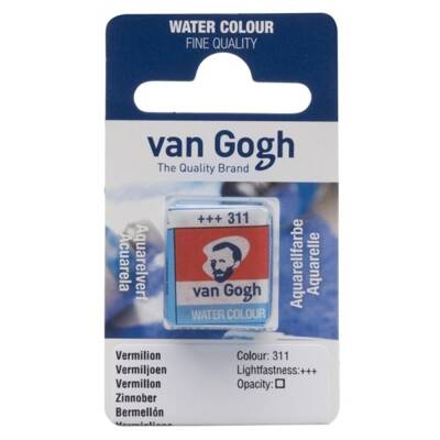 Talens Van Gogh Watercolor Tablet 311 Vermilion