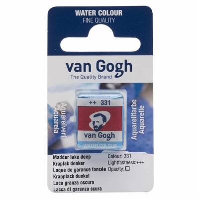 Talens Van Gogh Watercolor Tablet 331 Madder Lake Deep