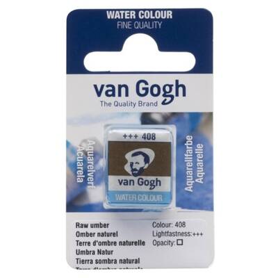 Talens Van Gogh Watercolor Tablet 408 Raw Umber