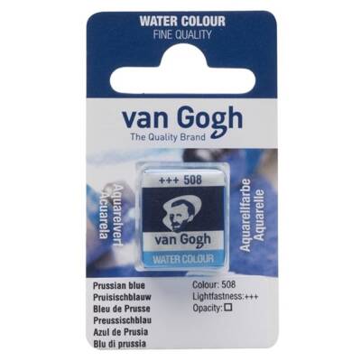 Talens Van Gogh Watercolor Tablet 508 Prussian Blue