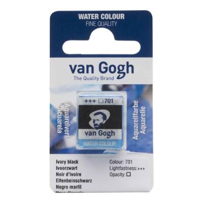 Talens Van Gogh Watercolor Tablet 701 Ivory Black