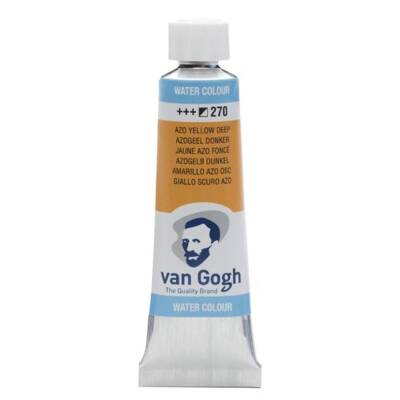 Talens Van Gogh Watercolour Tube 10ml - 270 Azo Yellow Deep