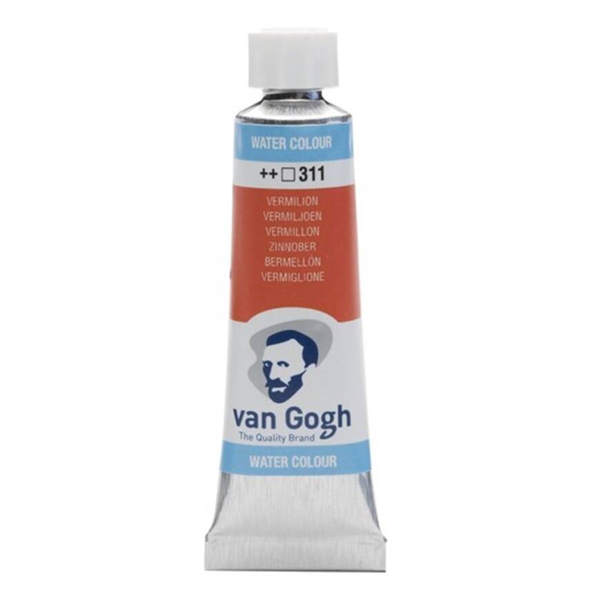 Talens Van Gogh Watercolour Tube 10ml - 311 Vermilion - 2