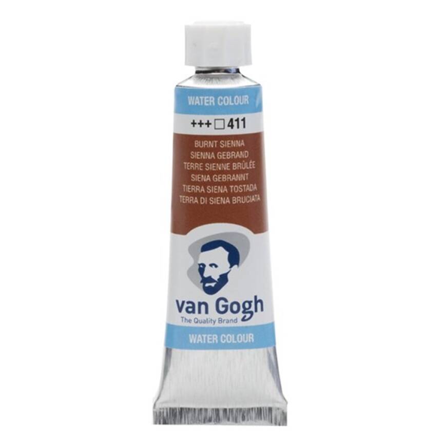 Talens Van Gogh Watercolour Tube 10ml - 411 Burnt Sienna - 2