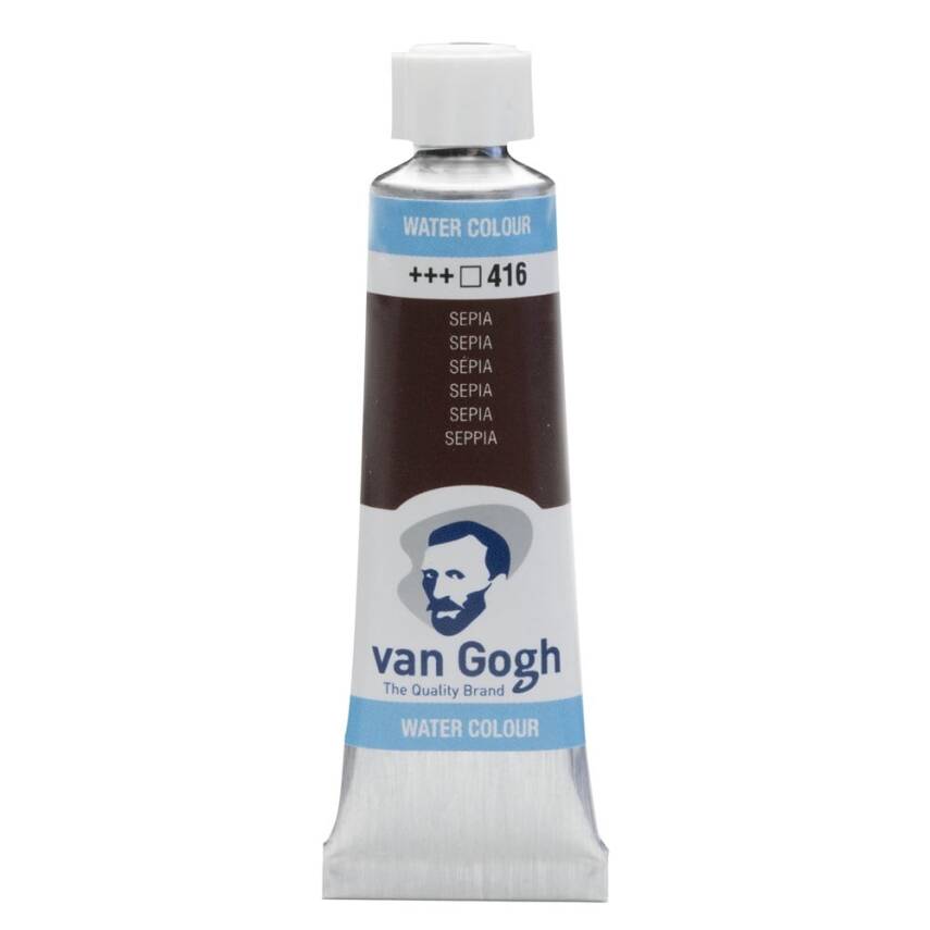 Talens Van Gogh Watercolour Tube 10ml - 416 Sepia - 2