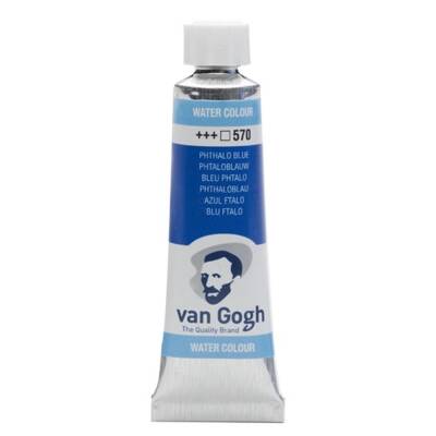 Talens Van Gogh Watercolour Tube 10ml - 570 Phthalo Blue