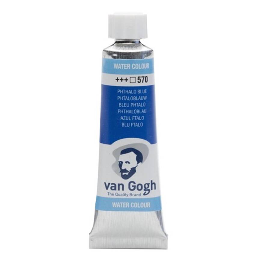 Talens Van Gogh Watercolour Tube 10ml - 570 Phthalo Blue - 2