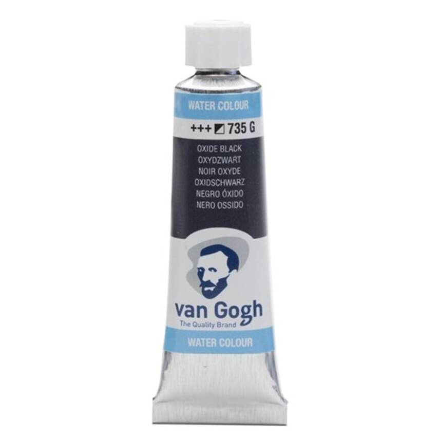 Talens Van Gogh Watercolour Tube 10ml - 735 G Oxide Black - 2