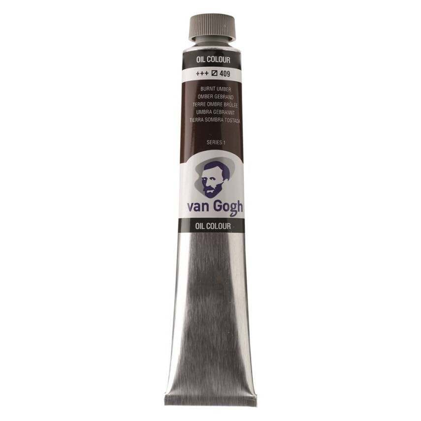 Talens Van Gogh Yağlı Boya 200 ml 409 Burnt Umber - 1