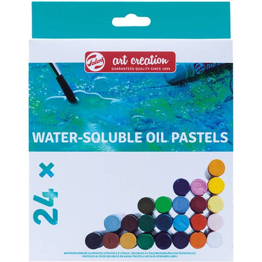 Talens Water-Soluble Oil Pastel Set of 24 - 1
