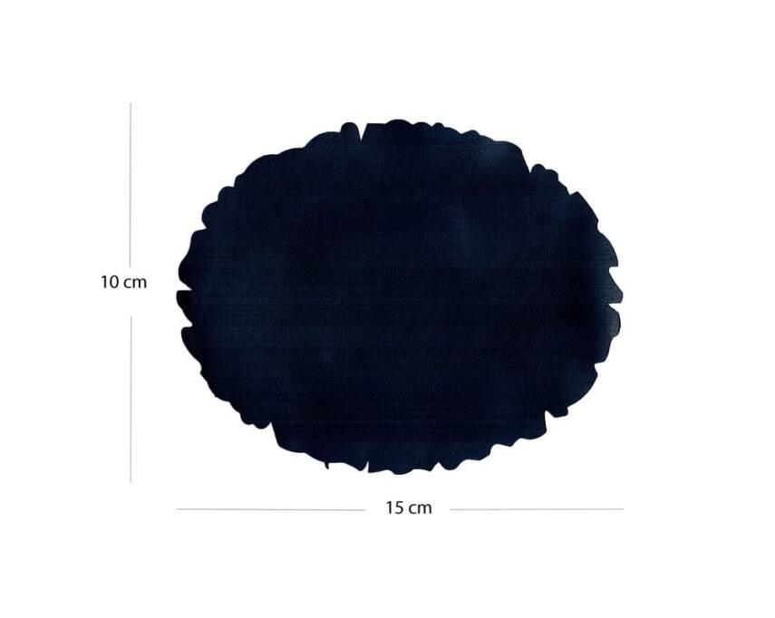 Tezhip ve Minyatür Kağıdı Lacivert, Muhallebi (Nişasta) Aharlı Oval 10-15 cm - 1
