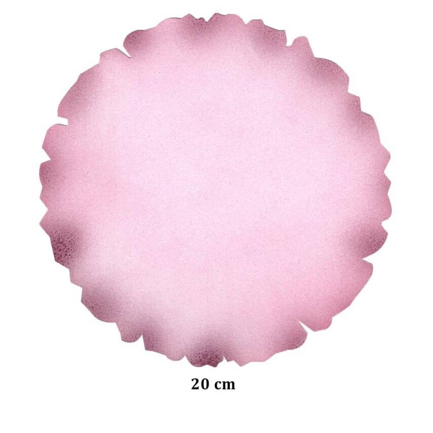 Tezhip ve Minyatür Kağıdı Lila Muhallebi (Nişasta) Aharlı Yuvarlak 20 cm - 1