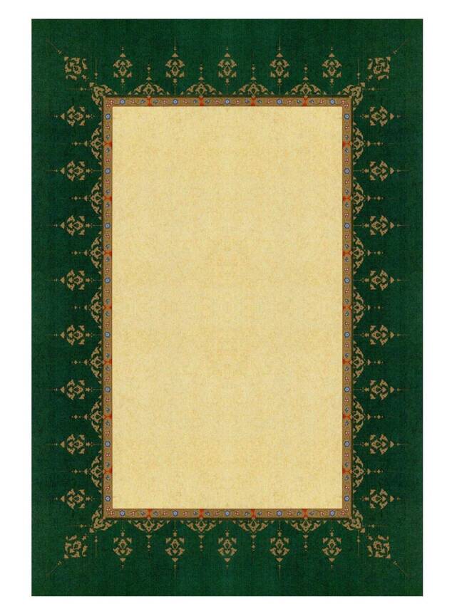 Tezhipli Tıpkıbasım Meşk Kağıdı 46x68 cm No:15 - 1