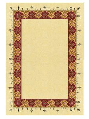 Tezhipli Tıpkıbasım Meşk Kağıdı A4 No:16