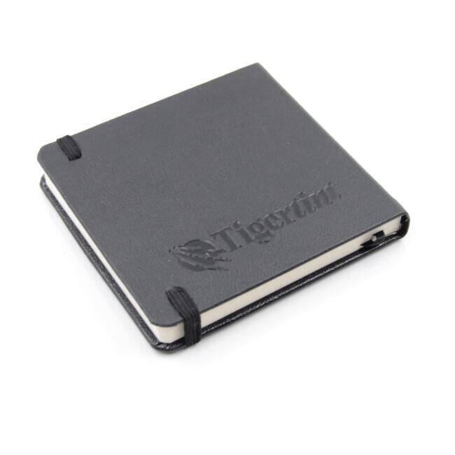 Tigertint Hard Cover Sketchbook 140 g 12x12 cm 80 Sheets Black - 1