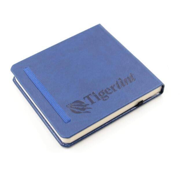 Tigertint Hard Cover Sketchbook 140 g 12x12 cm 80 Sheets Blue - 1