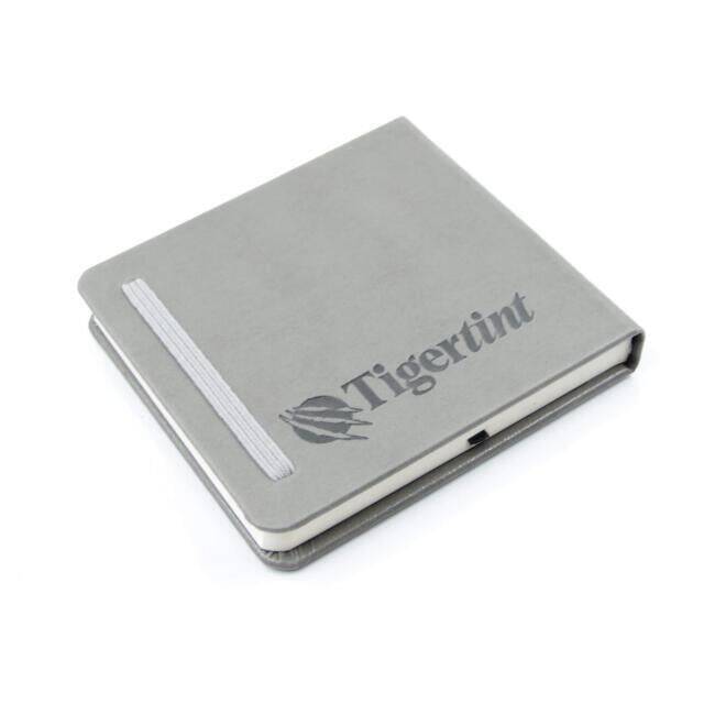 Tigertint Hard Cover Sketchbook 140 g 12x12 cm 80 Sheets Gray - 1