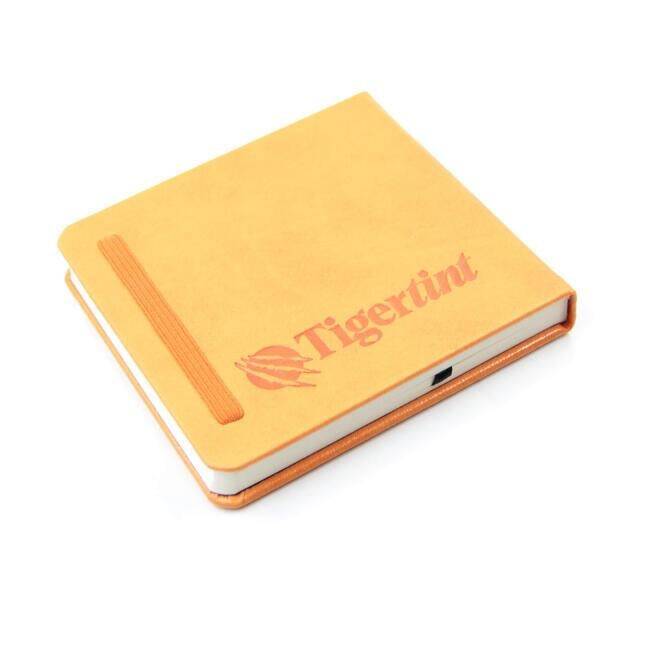 Tigertint Hard Cover Sketchbook 140 g 12x12 cm 80 Sheets Orange - 1