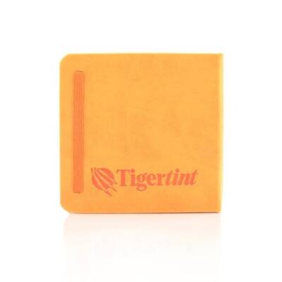 Tigertint Hard Cover Sketchbook 140 g 12x12 cm 80 Sheets Orange