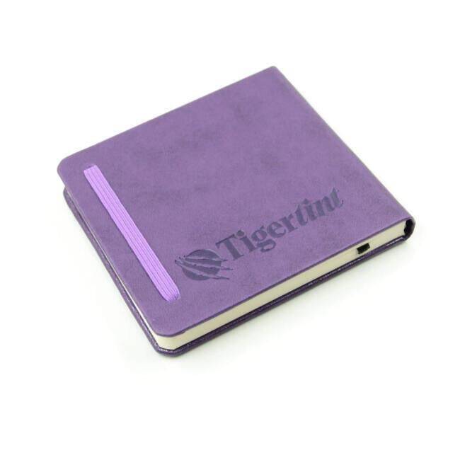 Tigertint Hard Cover Sketchbook 140 g 12x12 cm 80 Sheets Purple - 1