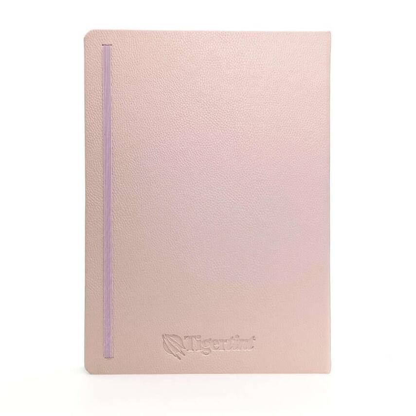 Tigertint Hard Cover Sketchbook 140 g A4 80 Sheets Powder Pink - 2
