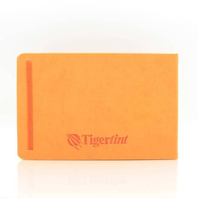 Tigertint Hard Cover Sketchbook 140 g A5 80 Sheets Orange - 1