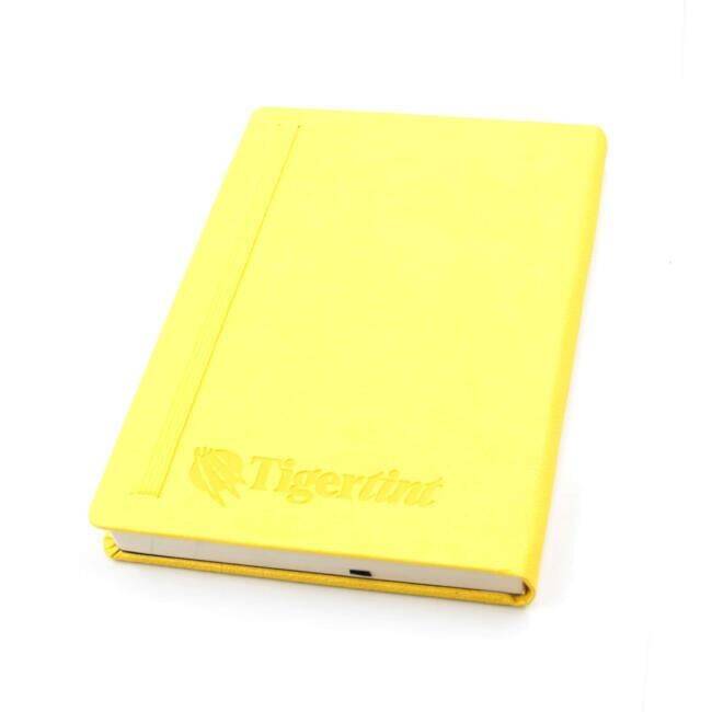 Tigertint Hard Cover Sketchbook 140 g A5 80 Sheets Yellow - 1