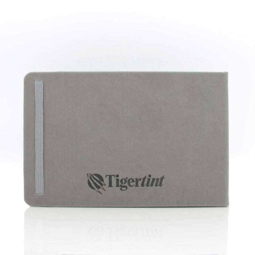 Tigertint Hard Cover Sketchbook 140 g Horizontal A5 80 Sheets Gray - 1