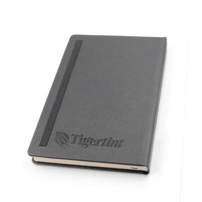 Tigertint Hard Cover Sketchbook 140g A5 80 Sheets Black - 1
