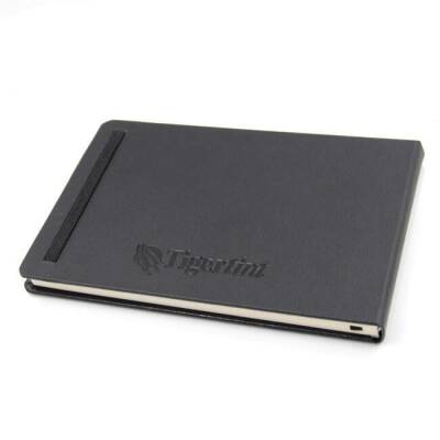 Tigertint Hard Cover Sketchbook 140g Horizontal A5 80 Sheets Black (1)