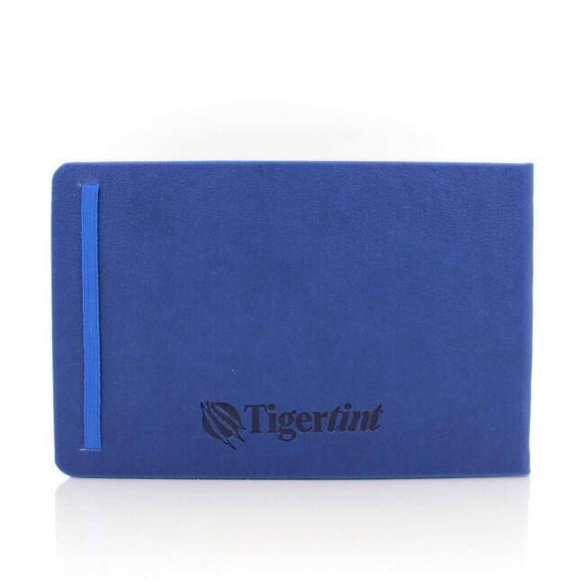 Tigertint Hard Cover Sketchbook 140g Horizontal A5 80 Sheets Blue - 1