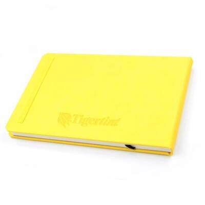 Tigertint Hard Cover Sketchbook 140g Horizontal A5 80 Sheets Yellow (1)