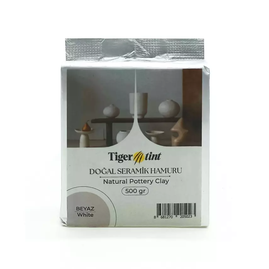 Tigertint Seramik Hamuru 500gr Beyaz - 1