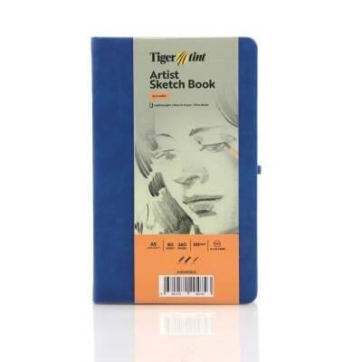 Tigertint Sketchbook Hard Cover Sketchbook 90 gr A5 80 Sheets Blue - 1
