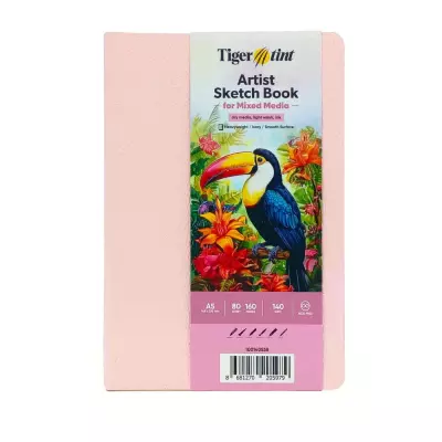 Tigertint Soft Cover Notebook 140gr 80p. Candy Pink