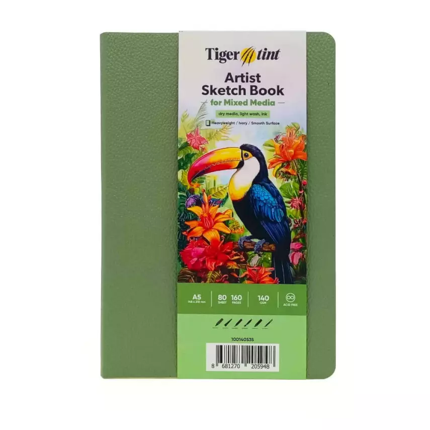 Tigertint Soft Cover Notebook 140gr 80pp. Mint Green - 1