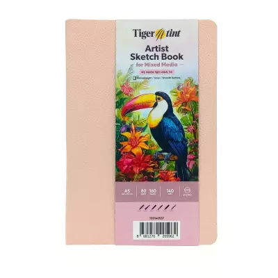 Tigertint Soft Kapak Defter 140gr 80yp. Pudra Pembe