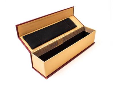 Tiryaki Art Imitation Leather Pen Holder Large Claret Red