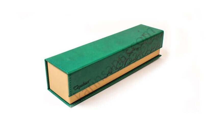 Tiryaki Art Imitation Leather Pen Holder Large Green - 2