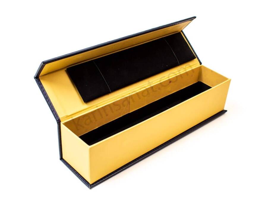 Tiryaki Art Imitation Leather Pen Holder Large Navy Blue - 1