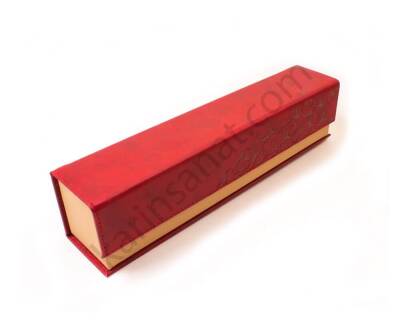 Tiryaki Art Imitation Leather Pen Holder Large Red (1)