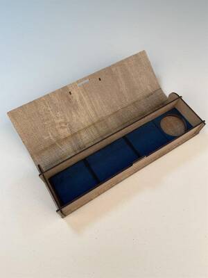 Tiryaki Art Malzeme Kutusu Küçük Boy Oval Köşeli No:1 - 4