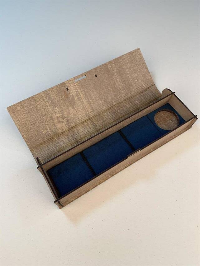 Tiryaki Art Material Box Small Oval Corner No:1 - 4