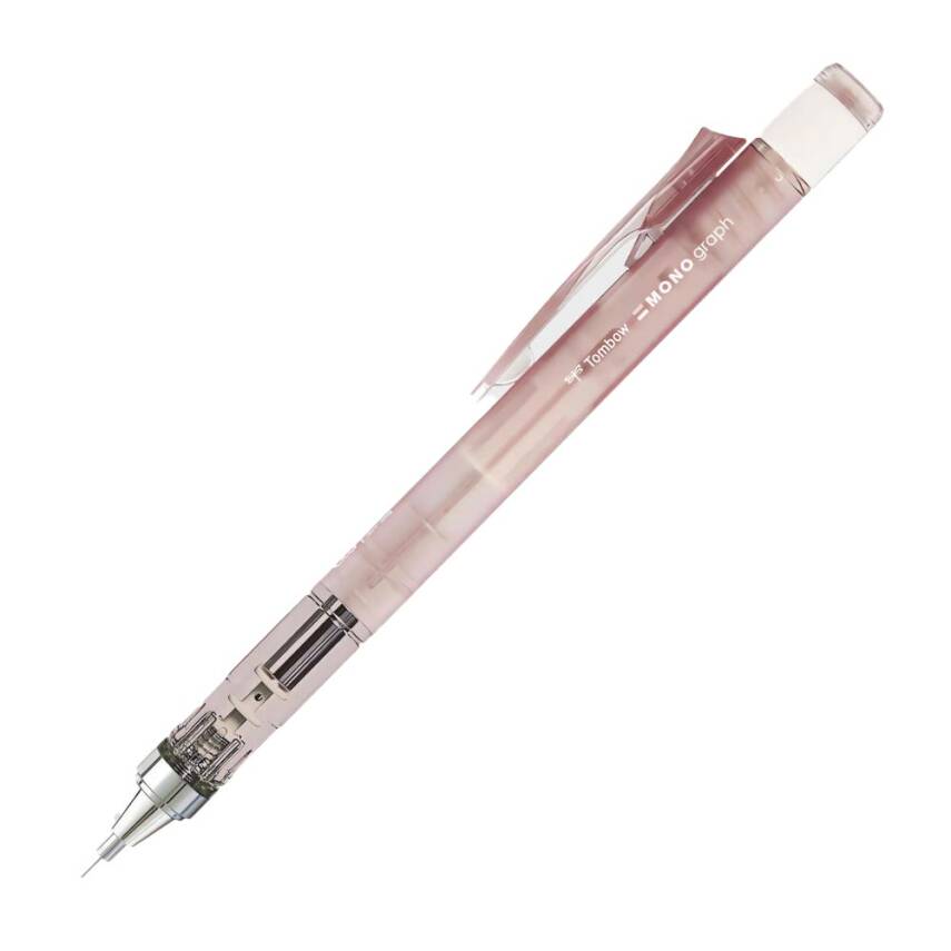 Tombow Mono Graph Pastel Glass Mekanik Kurşun Kalem 0,5 mm Cam Kahve - 1