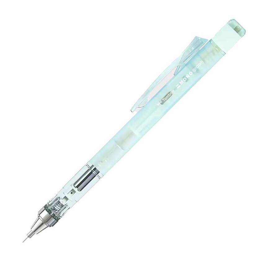 Tombow Mono Graph Pastel Glass Mekanik Kurşun Kalem 0,5 mm Cam Mavi - 1