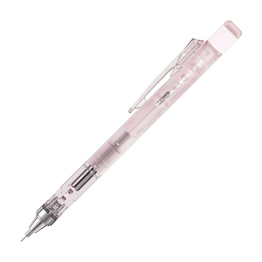 Tombow Mono Graph Pastel Glass Mekanik Kurşun Kalem 0,5 mm Cam Pembe - 1