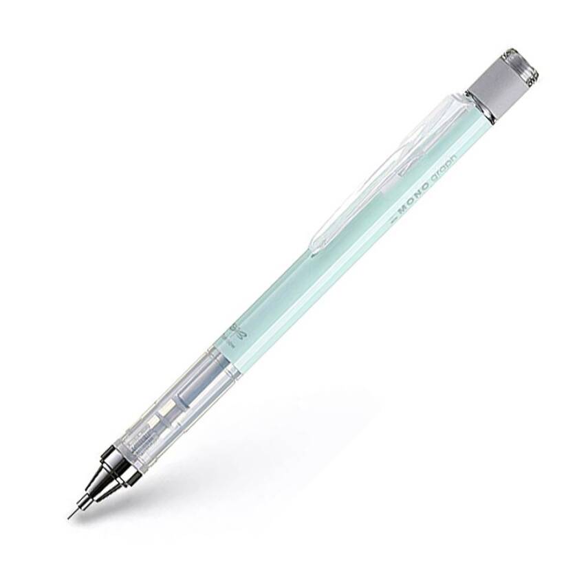 Tombow Mono Graph Pastel Glass Mekanik Kurşun Kalem 0,7 mm Nane Yeşili - 1