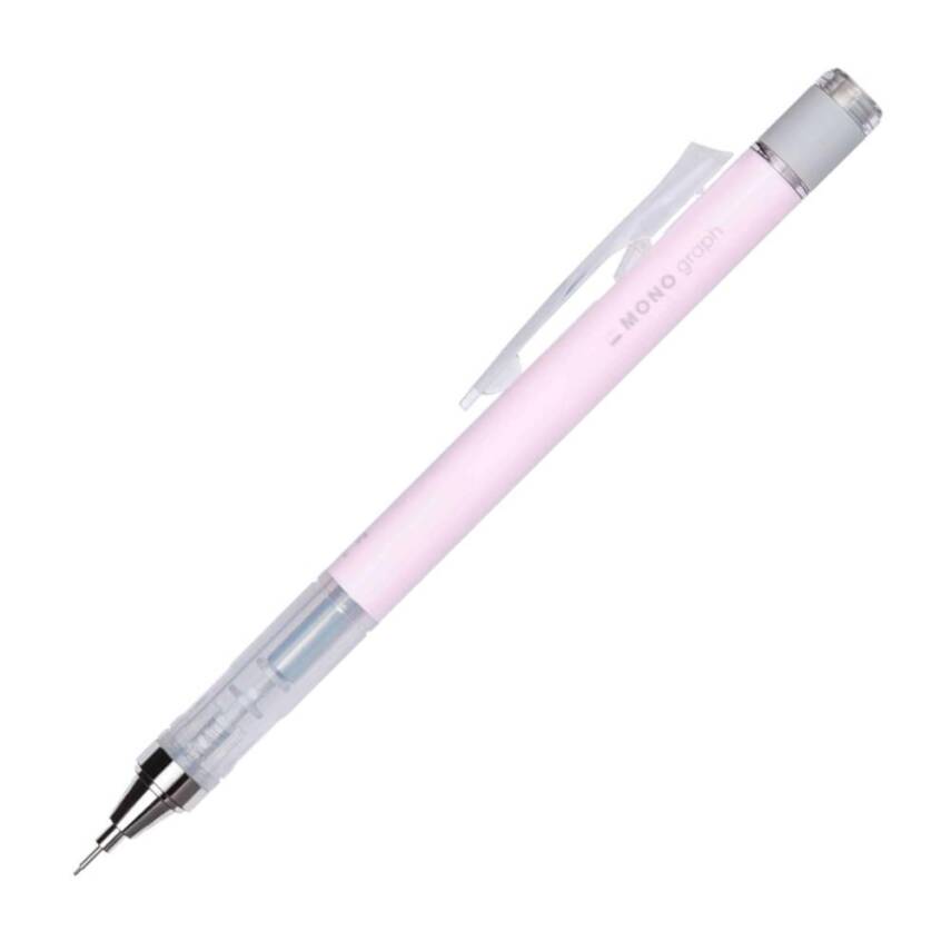 Tombow Mono Graph Pastel Glass Mekanik Kurşun Kalem 0,7 mm Sakura Pembe - 1