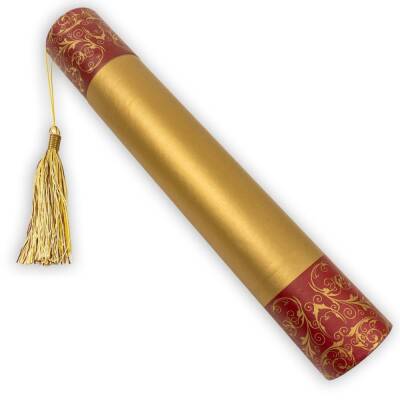 Traditional Cylindrical Calligraphy Pen Case (Patterned) (1)